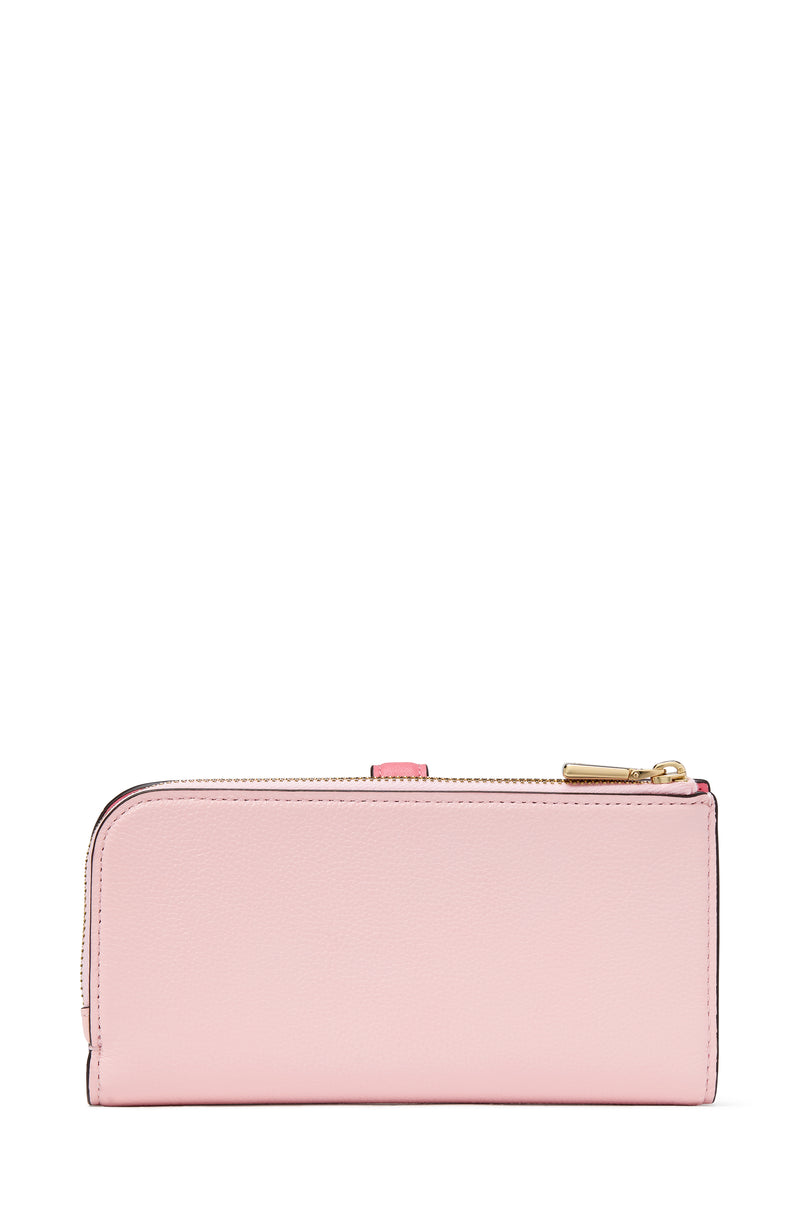 Kate Spade Deco Colorblocked Zip Slim Wallet