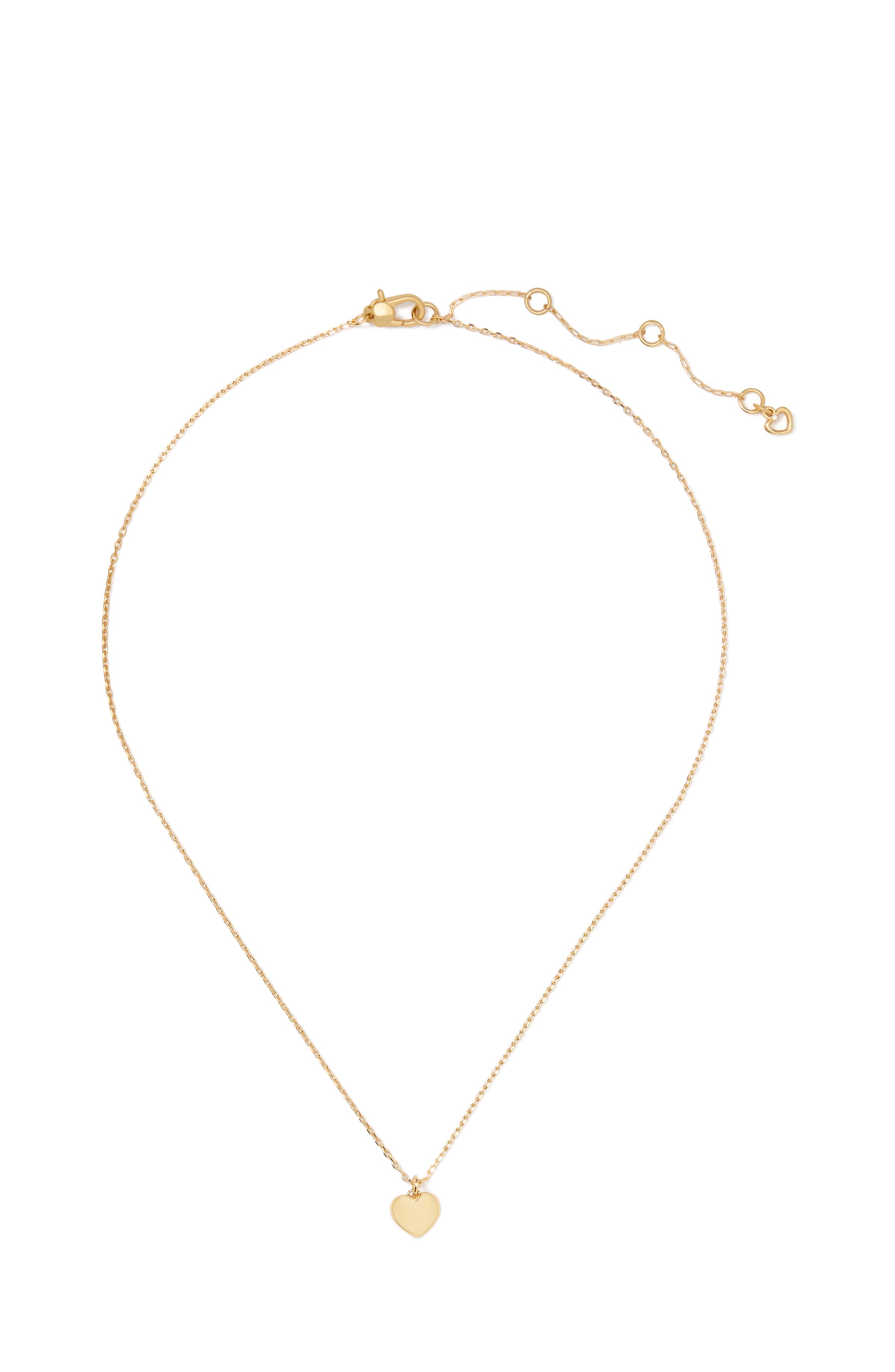 Kate Spade Heart You Delicate Mini Pendant Necklace - Gold-Plated