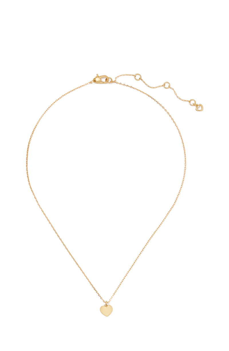 Kate Spade Heart You Delicate Mini Pendant Necklace - Gold-Plated