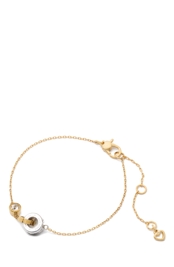 Kate Spade Set in Stone Interlink Bracelet - Two-Toned