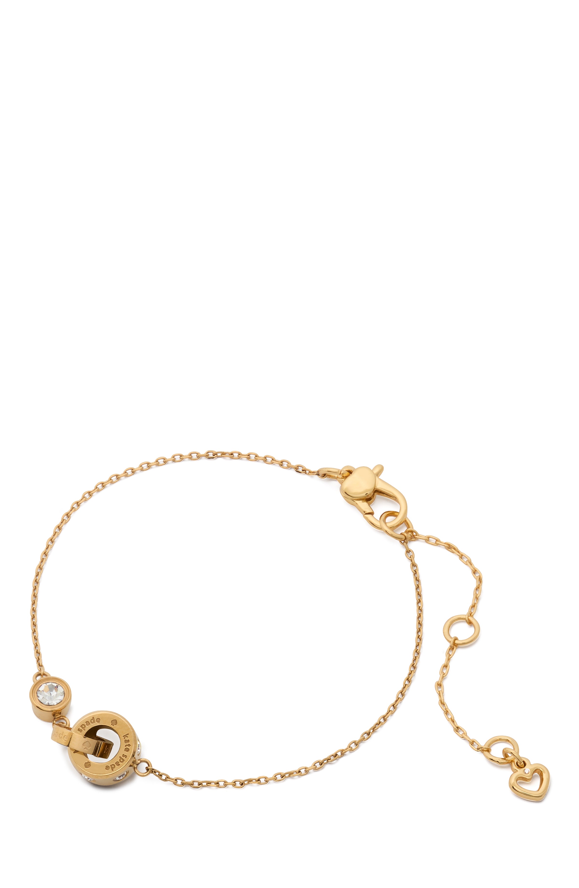 Kate Spade Set in Stone Interlink Bracelet - Gold-Toned