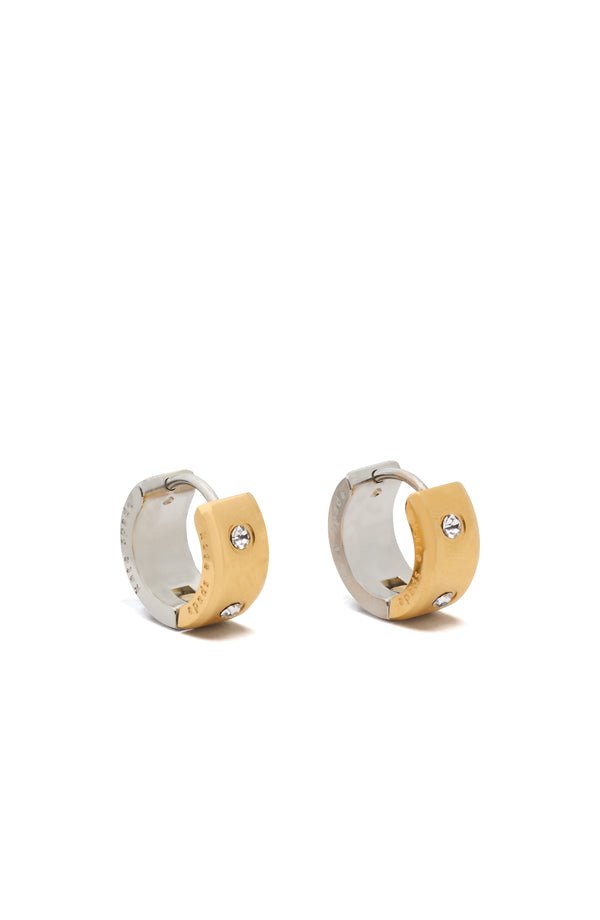 Kate Spade Set In Stone Chunky Huggies Earrings