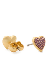 Kate Spade With All My Heart Pave Stud Earrings