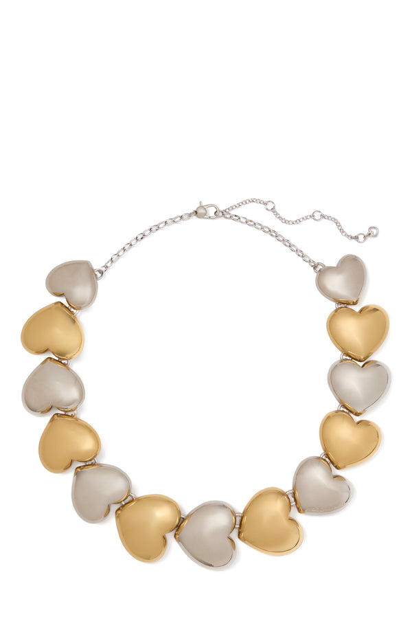 Kate Spade Heart You Statement Necklace - Two-Tone