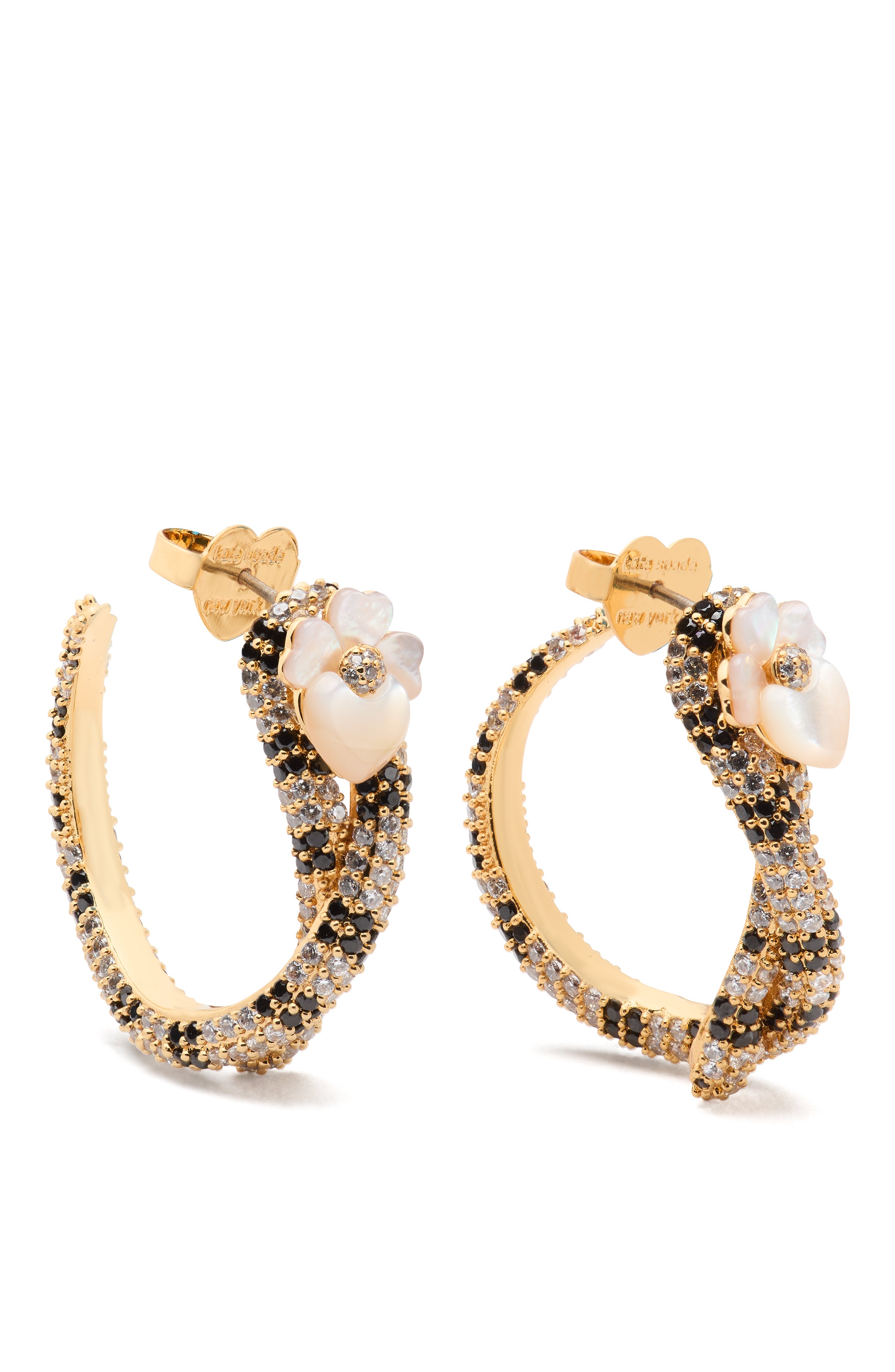 Kate Spade Shining Snake Hoop Earrings - Multi-Toned