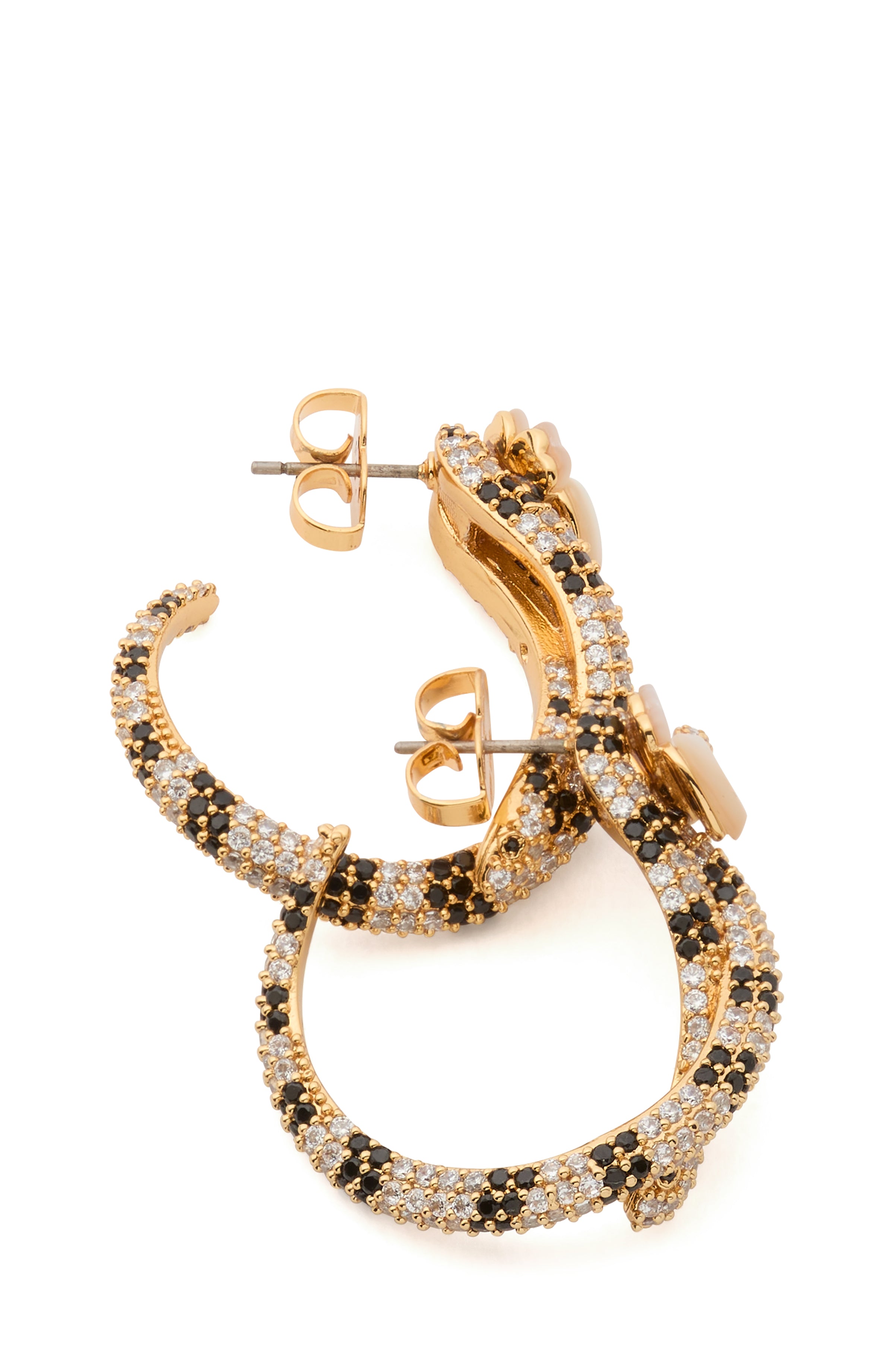 Kate Spade Shining Snake Hoop Earrings - Multi-Toned