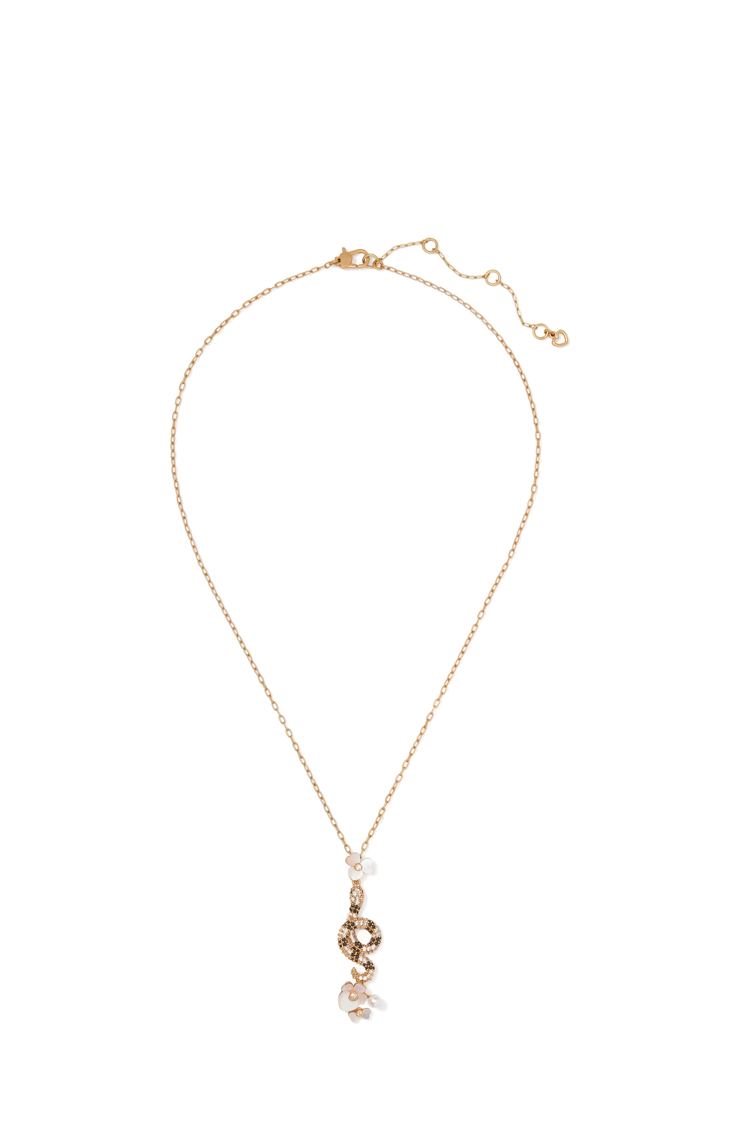 Kate Spade Shining Snake Pendant Necklace - Multi-Toned