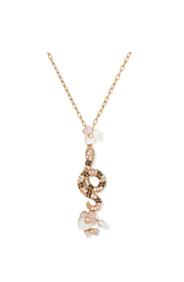 Kate Spade Shining Snake Pendant Necklace - Multi-Toned