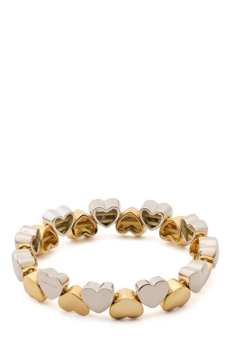 Kate Spade Heart You Stretch Bracelet -Two-Toned