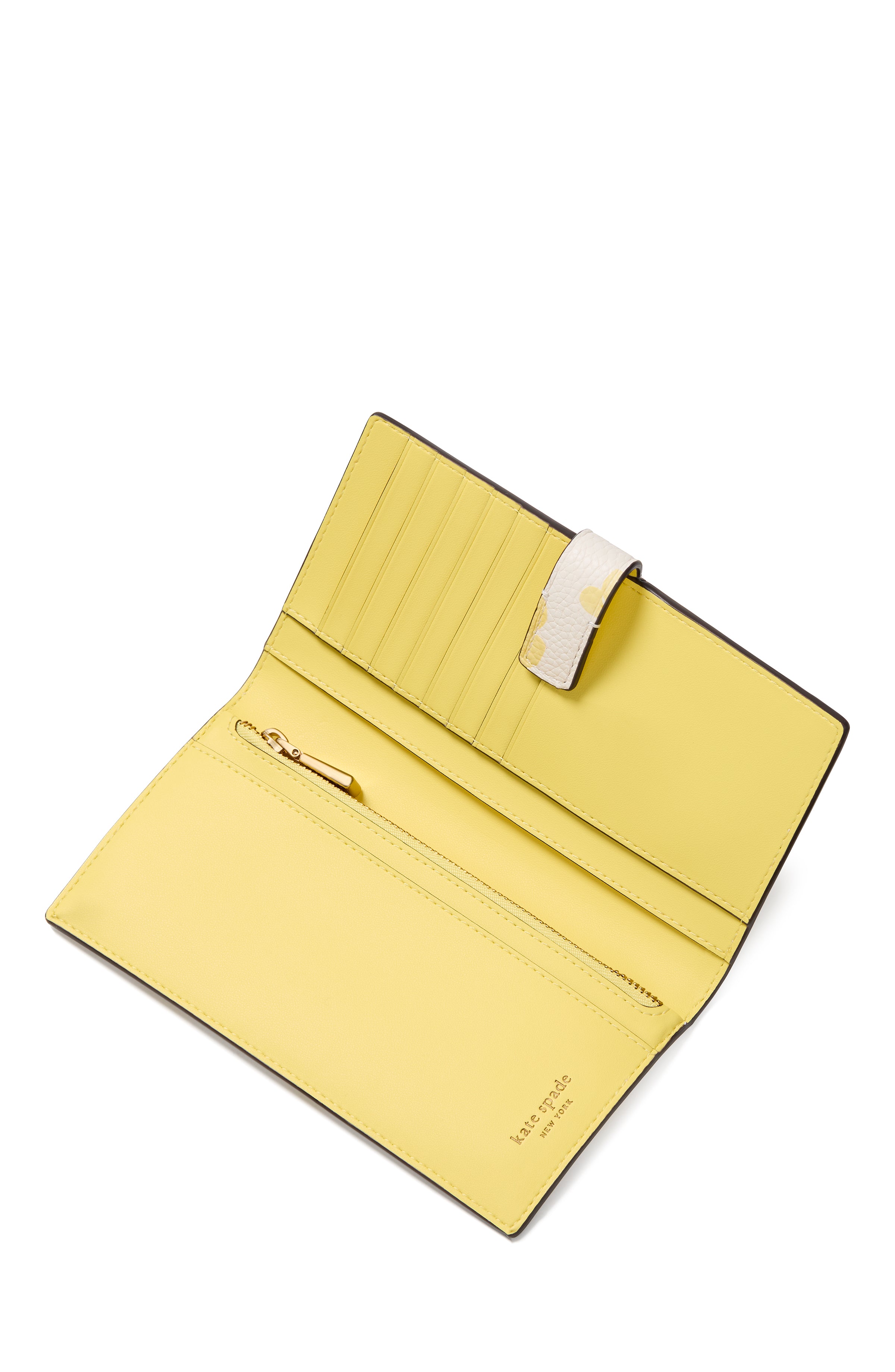 Kate Spade Ava Spring Pansies Bifold Wallet