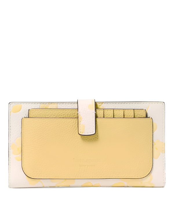 Kate Spade Ava Spring Pansies Bifold Wallet