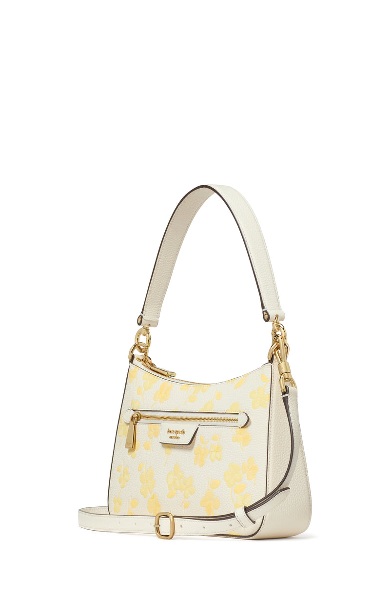 Kate Spade Hudson Spring Pansies Convertible Crossbody Handbag