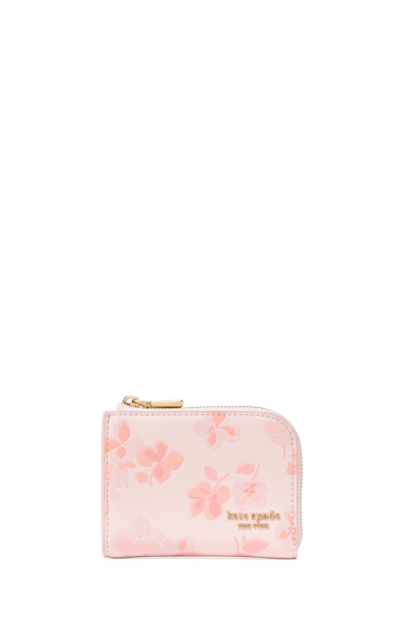 Kate Spade Devin Spring Pansies Zip Card Case – ShopCGX
