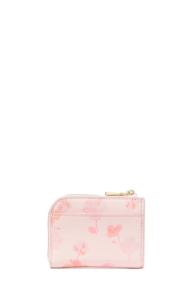 Kate Spade Devin Spring Pansies Zip Card Case – ShopCGX