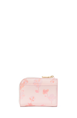 Kate Spade Devin Spring Pansies Zip Card Case