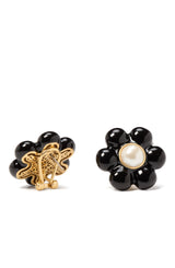 Kate Spade Stone & Enamel Petal Puff Stud Earrings