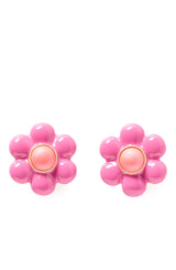 Kate Spade Stone & Enamel Petal Puff Stud Earrings
