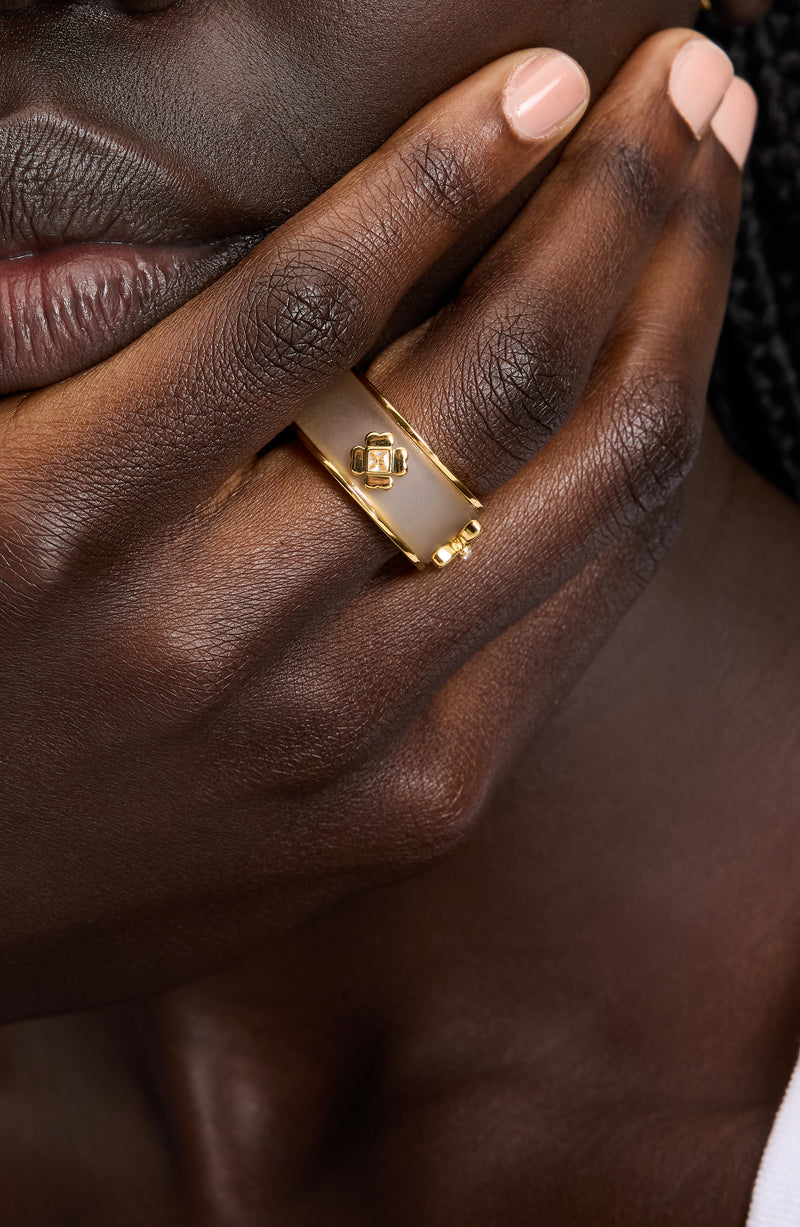 Kate Spade Heritage Bloom Ring - Size 8