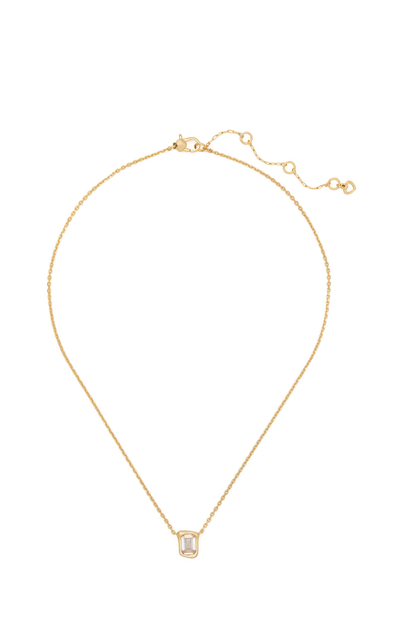 Kate Spade Molten Glass Pendant Necklace - Gold-Plated