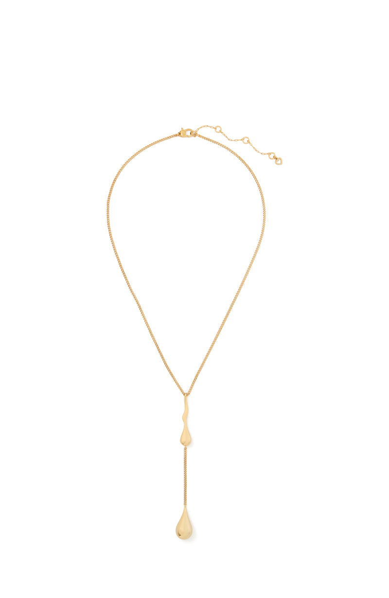 Kate Spade Molten Lariat Necklace - Gold-Plated