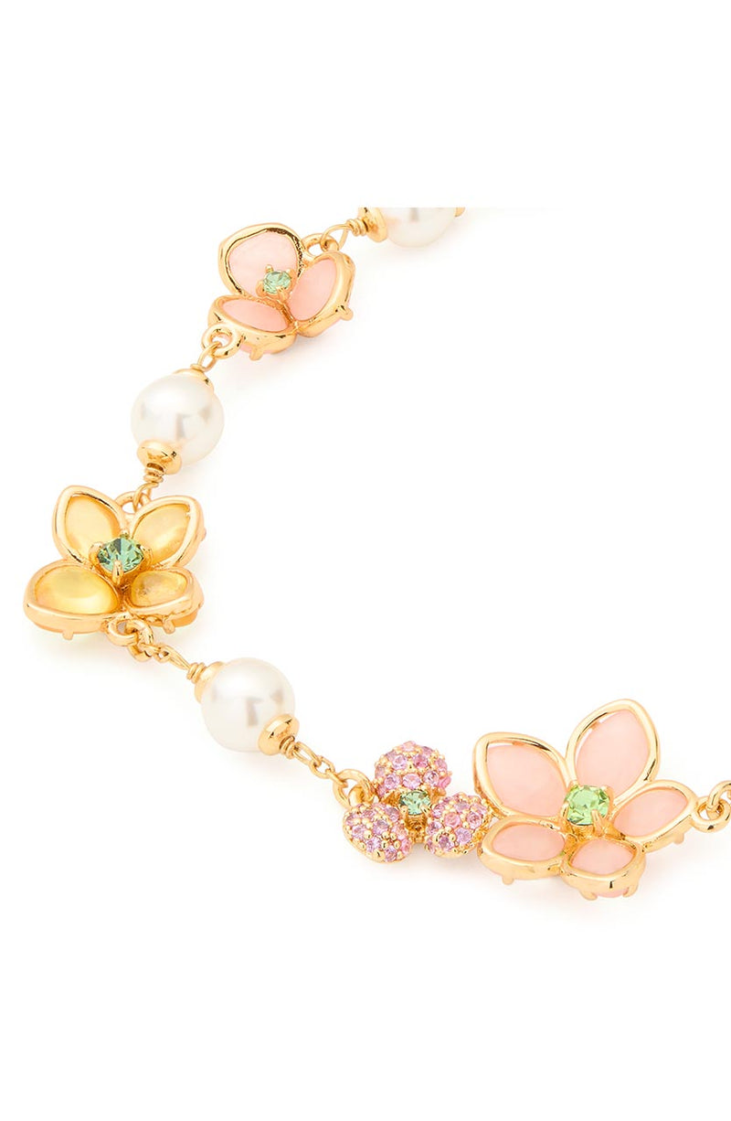 Kate Spade Pastel Petals Flower Bracelet