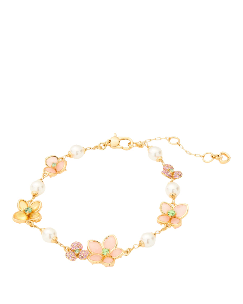 Kate Spade Pastel Petals Flower Bracelet