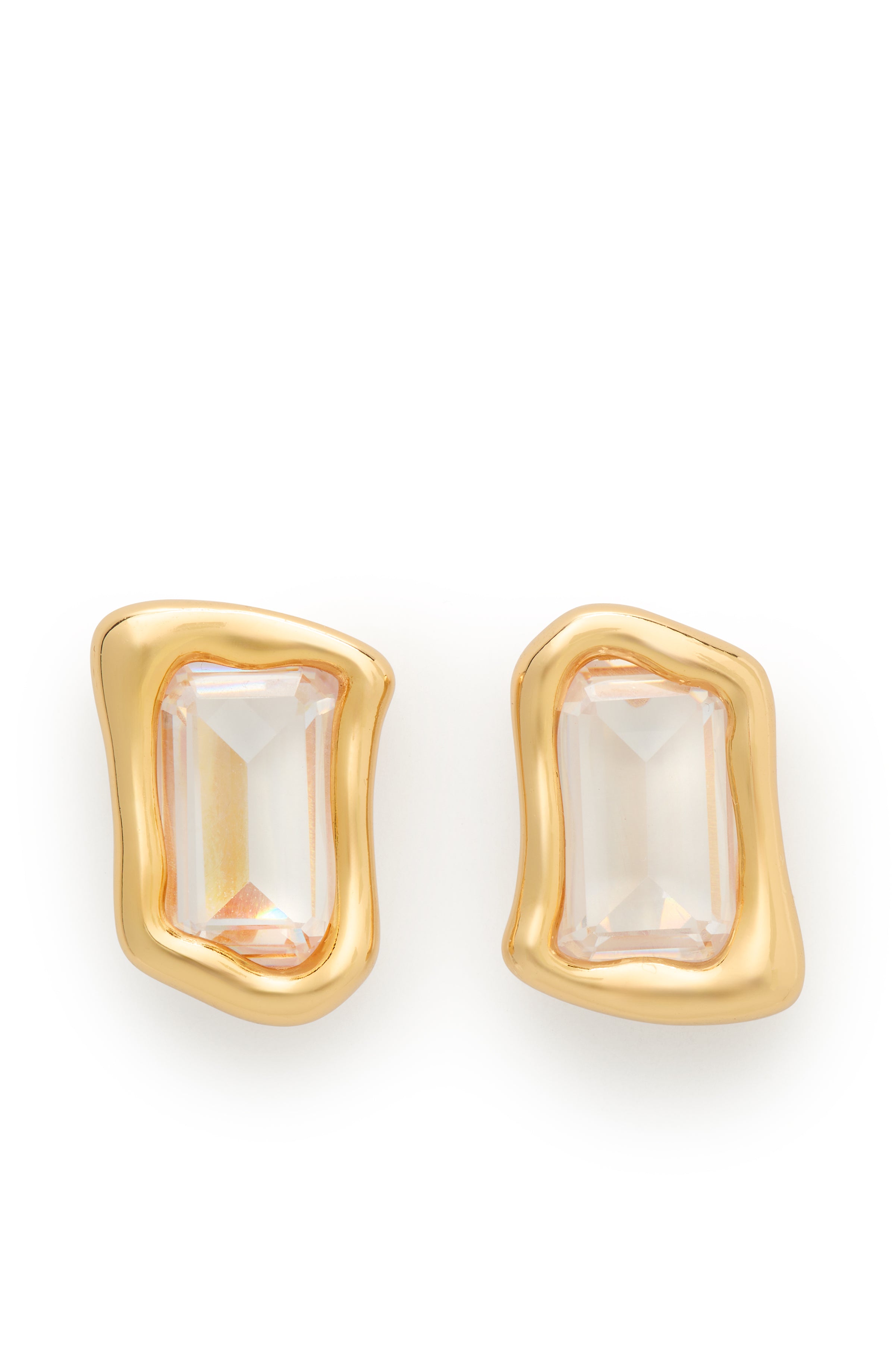 Kate Spade Molten Glass Statement Stud Earrings - Gold-Plated