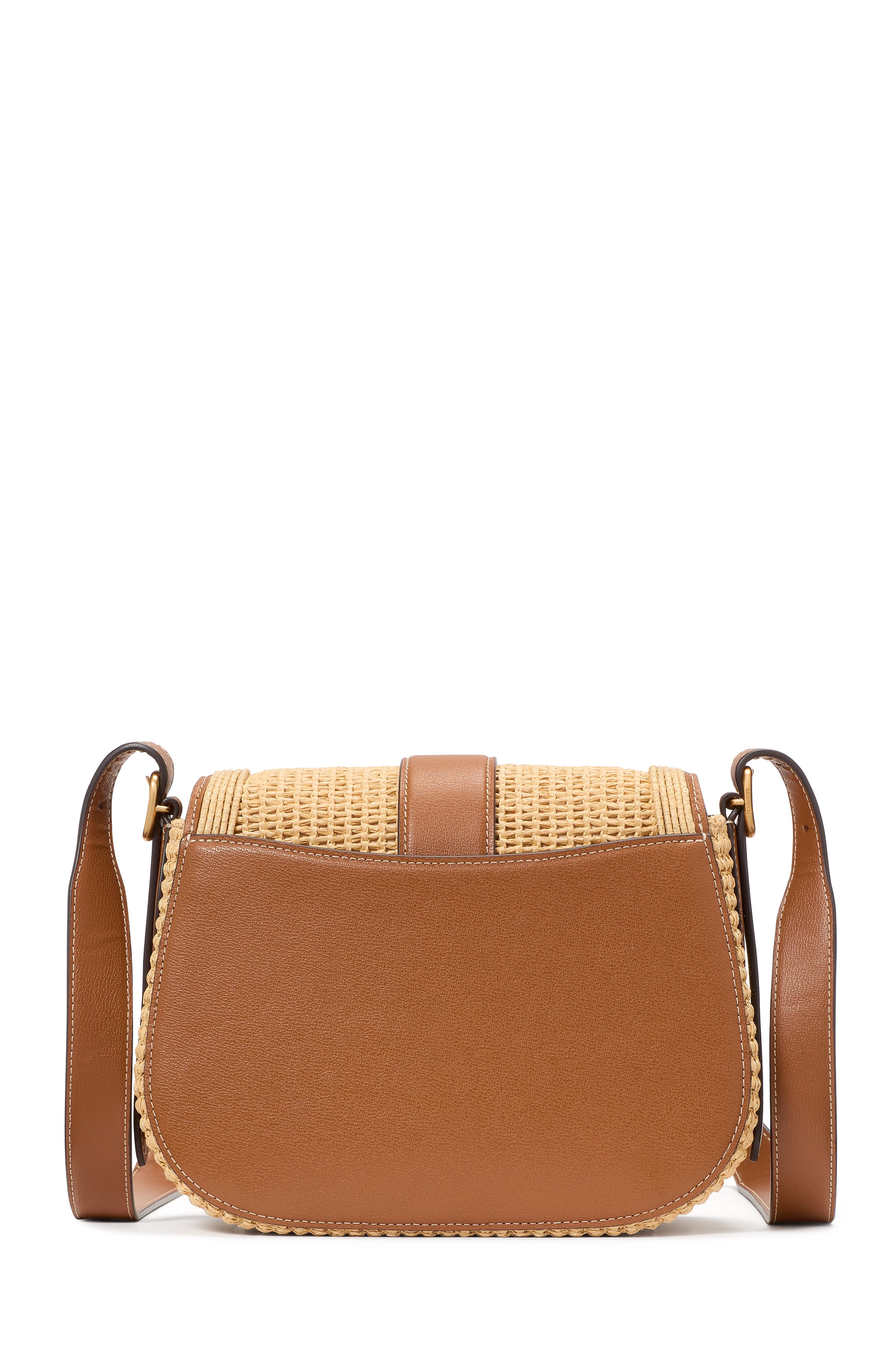 Kate Spade Nouveau Straw Saddle Handbag