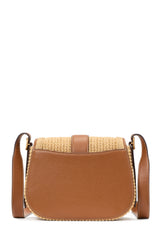 Kate Spade Nouveau Straw Saddle Handbag