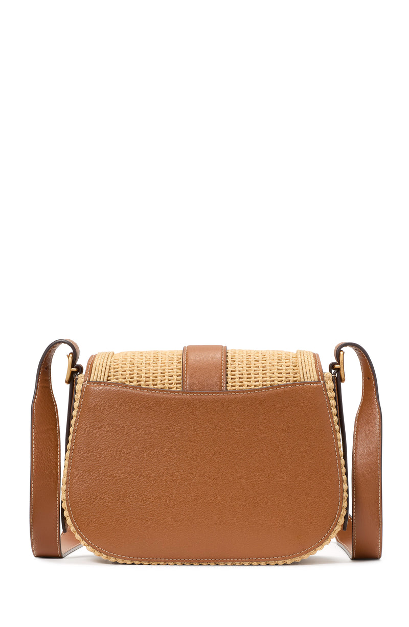 Kate Spade Nouveau Straw Saddle Handbag