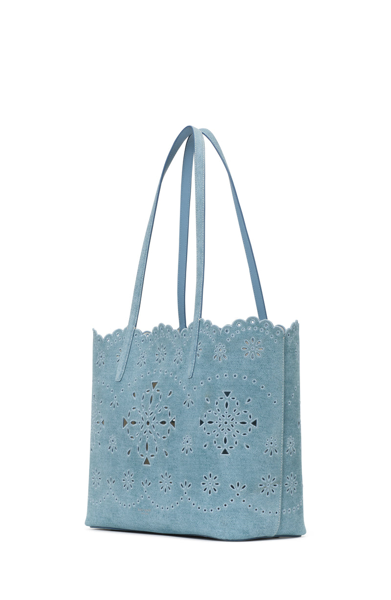 Kate Spade Do It All Flower Perforated Large Tote Handbag