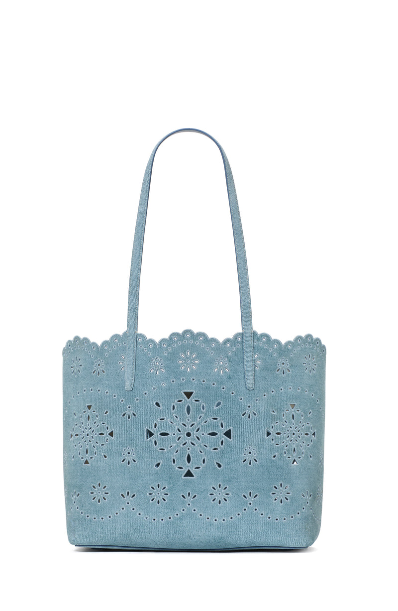Kate Spade Do It All Flower Perforated Large Tote Handbag