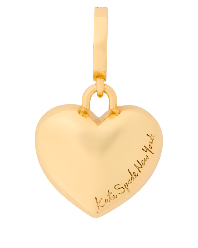 Kate Spade One In A Million Metal Heart Charm – ShopCGX