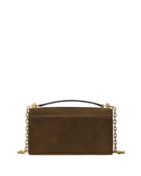 Kate Spade Deco Suede Mini Flap Chain Crossbody Handbag