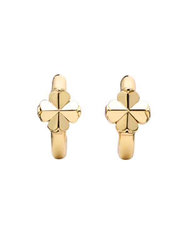 Kate Spade Spade Flower Huggies Earrings