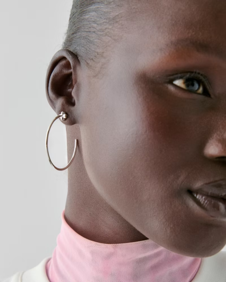 Kate Spade Spade Flower Hoop Earrings