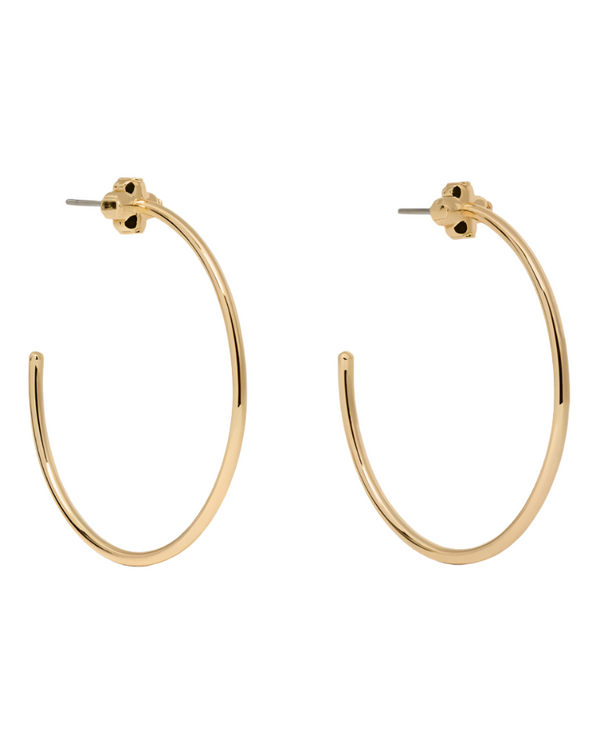 Kate Spade Spade Flower Hoop Earrings