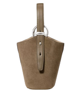 Kate Spade Halo Suede Mini Bucket Handbag