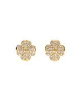 Kate Spade Spade Flower Pave Stud Earrings