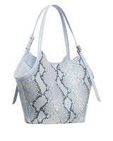 Kate Spade Deco Snake Embossed Tulip Tote Handbag