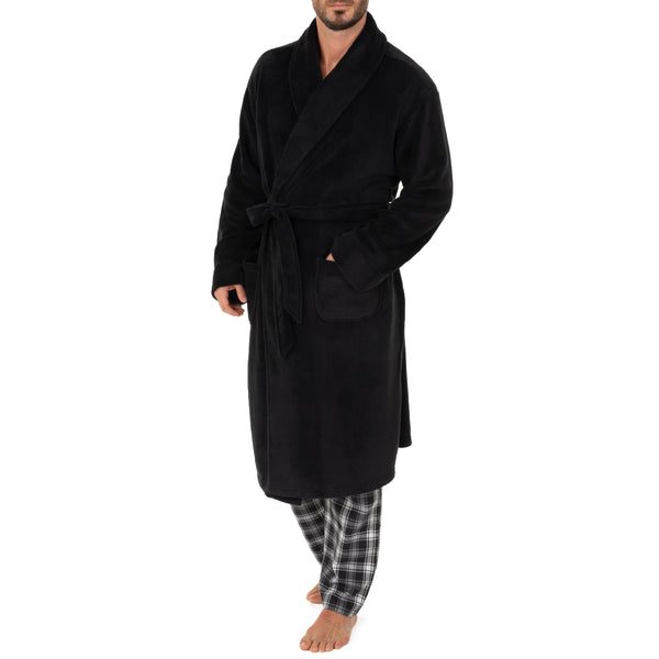 Izod Men's Comfort Soft Shawl Robe