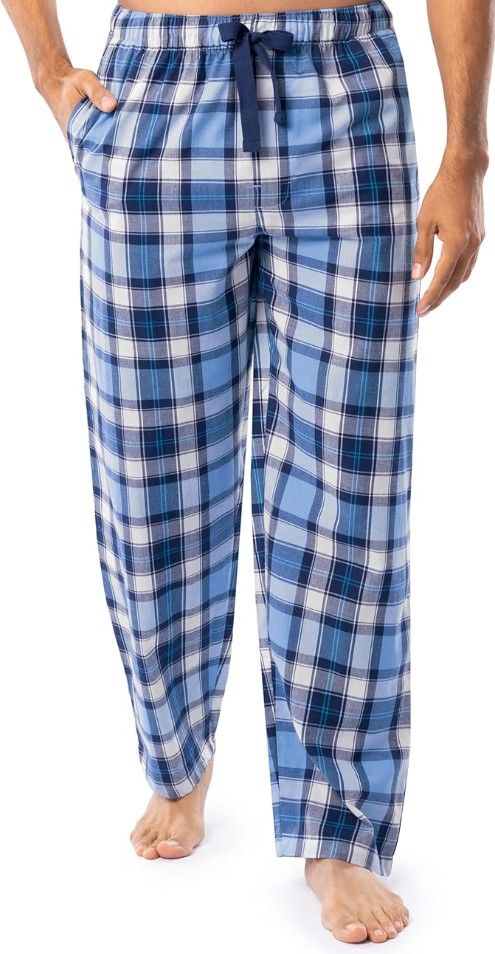 IZOD Mens Printed Poplin Drawstring Sleep Pants