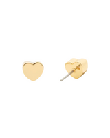 Kate Spade You're A Gem Metal Mini Heart Stud Earrings