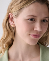 Kate Spade You're A Gem Metal Mini Heart Stud Earrings