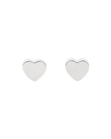 Kate Spade You're A Gem Metal Mini Heart Stud Earrings