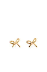 Kate Spade Girlie Pearlie Mini Bow Stud Earrings - Gold