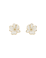 Kate Spade Golden Bloom Flower Stud Earrings