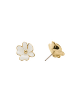 Kate Spade Golden Bloom Flower Stud Earrings