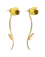Kate Spade Golden Bloom Floral Statement Earrings