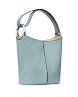 Kate Spade Halo Leather and Suede Mini Bucket Handbag